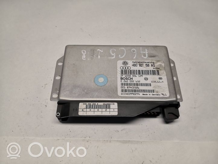 Audi A6 S6 C5 4B Module de contrôle de boîte de vitesses ECU 4B0927156AG