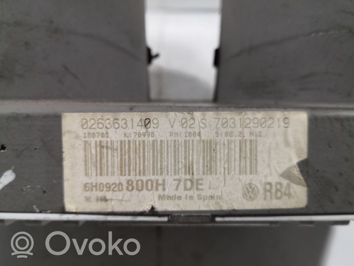 Seat Arosa Tachimetro (quadro strumenti) 0263631409