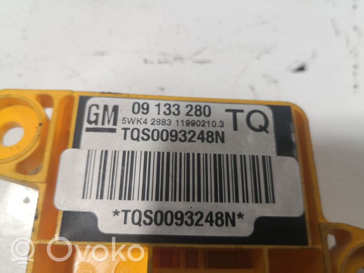 Opel Astra G Turvatyynyn törmäysanturi 09133280