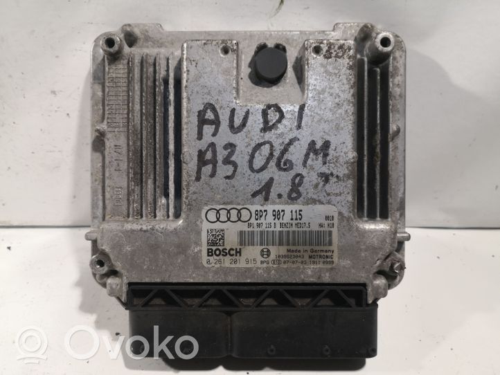 Audi A3 S3 8P Sterownik / Moduł ECU 8P7907115