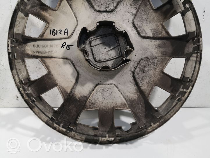 Seat Ibiza IV (6J,6P) R15 wheel hub/cap/trim 6J0601147B