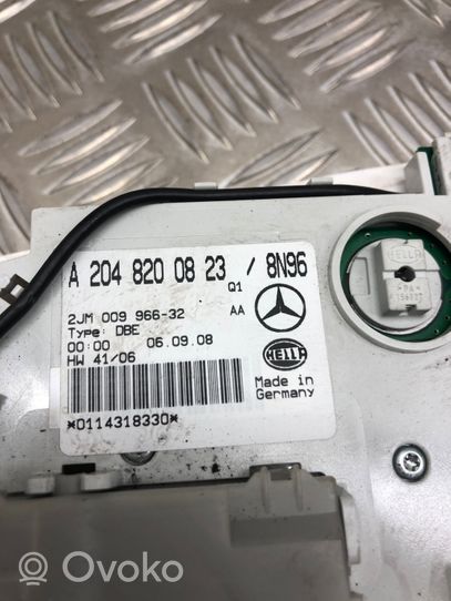 Mercedes-Benz C W204 Illuminazione sedili anteriori A2048200823