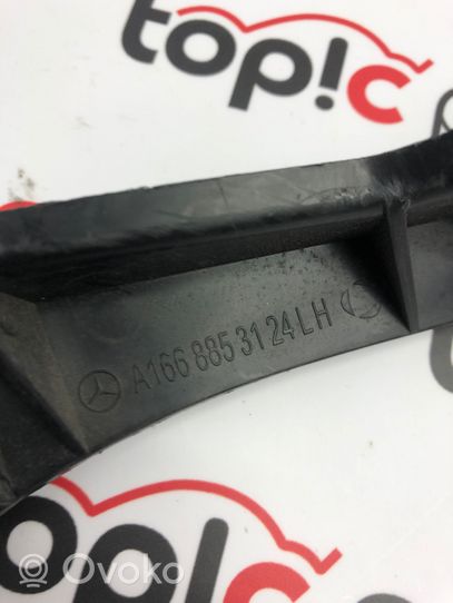 Mercedes-Benz GL X166 Staffa di rinforzo montaggio del paraurti anteriore A1668853124