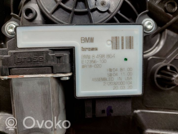 BMW 3 G20 G21 Elektryczny podnośnik szyby drzwi tylnych 7497100