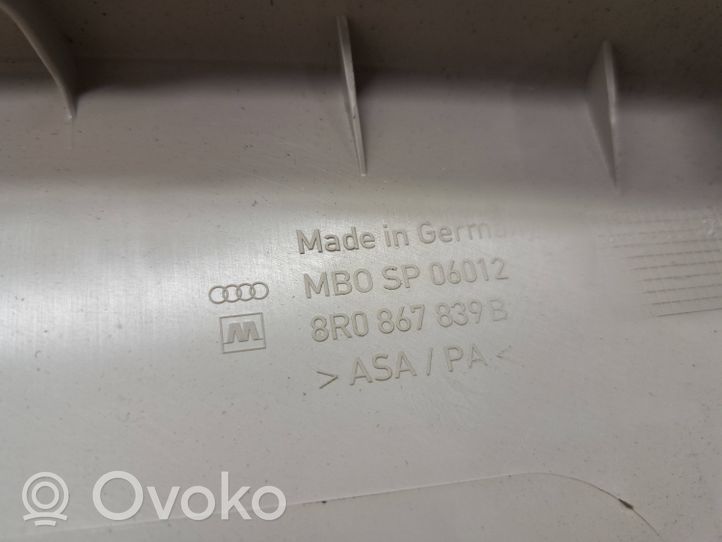 Audi Q5 SQ5 Plastikowe elementy podsufitki 8R0867839B