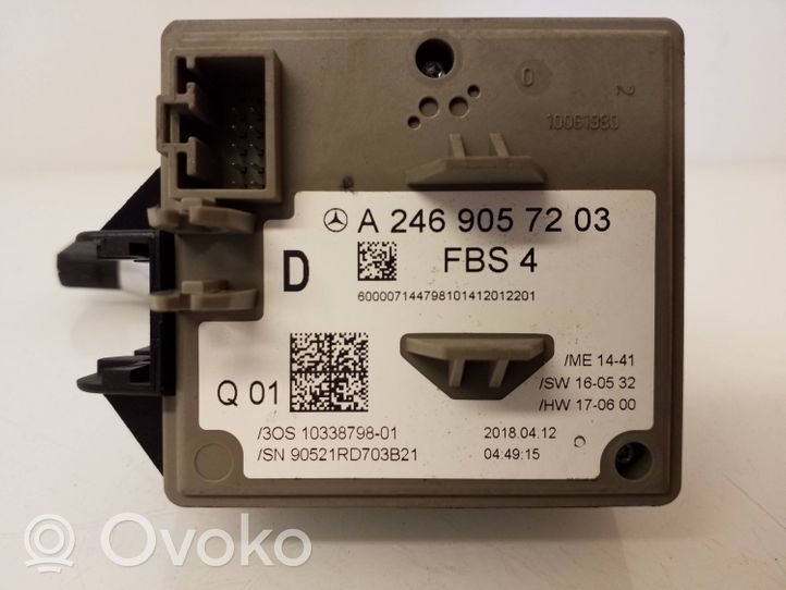 Mercedes-Benz B W246 W242 Moottorin start-stop-painike/kytkin A2469057203