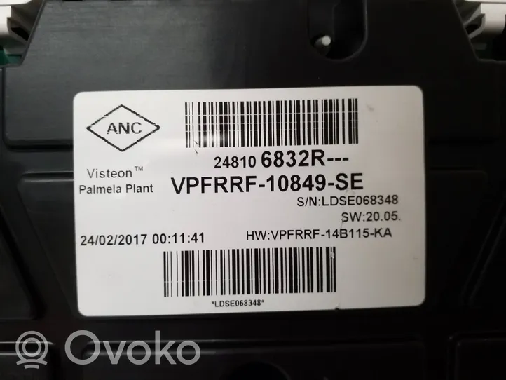 Renault Trafic III (X82) Tachimetro (quadro strumenti) 248106832R