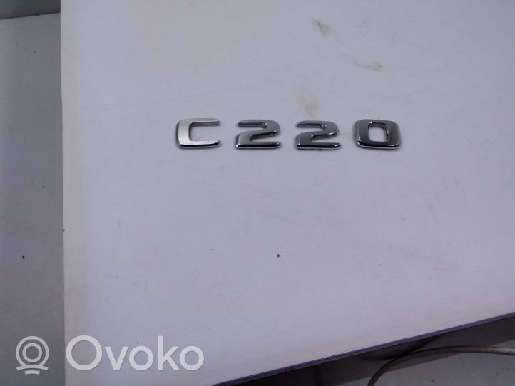 Mercedes-Benz C W205 Emblemat / Znaczek tylny / Litery modelu 