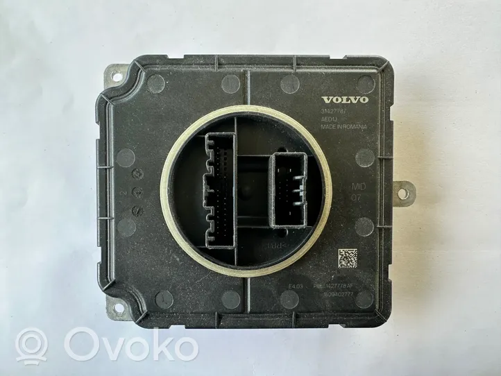 Volvo XC60 Modulo di zavorra faro Xenon 31427787