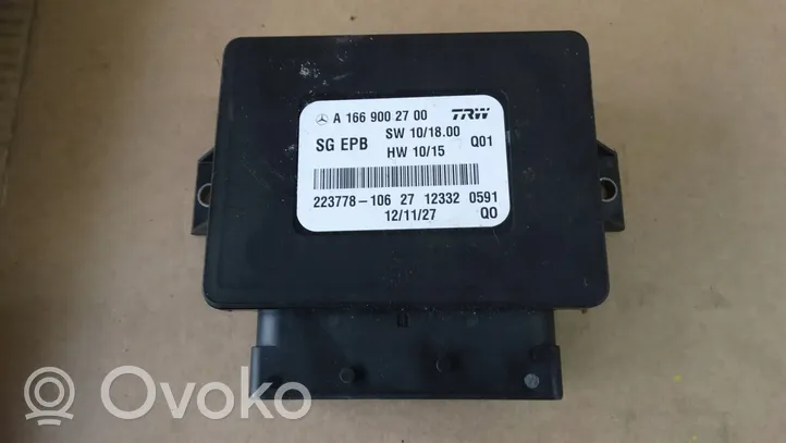 Mercedes-Benz A W176 Module de frein de stationnement A1669002700