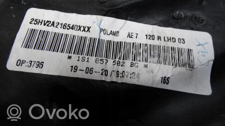 Volkswagen Up Elektryczne lusterko boczne drzwi przednich 1S1857502BG