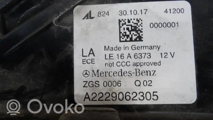 Mercedes-Benz S W222 Lampa przednia A2229064705