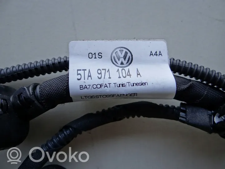 Volkswagen Touran III Pysäköintitutkan anturin johtosarja (PDC) 5TA971104A