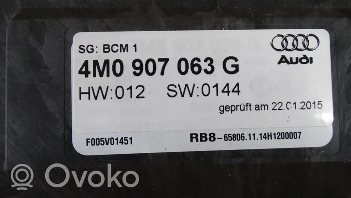 Audi Q7 4M Module confort 4M0907063G