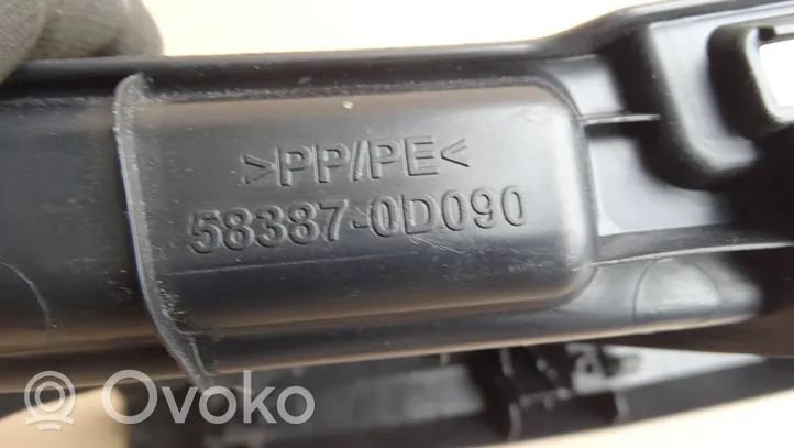 Toyota Yaris Bagažinės slenksčio apdaila 58387-0D090