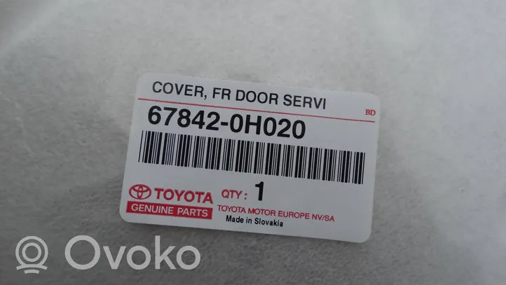 Toyota Aygo AB40 Isolation phonique de porte arrière 67842-0H020