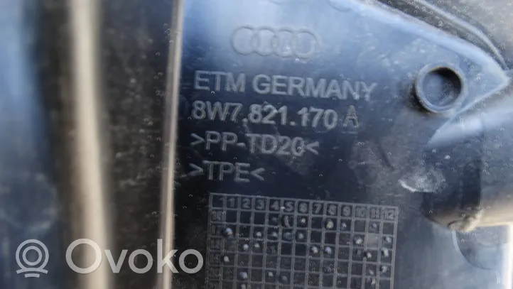 Audi A5 Isolation acoustique et thermique pour capot 8W7821170A