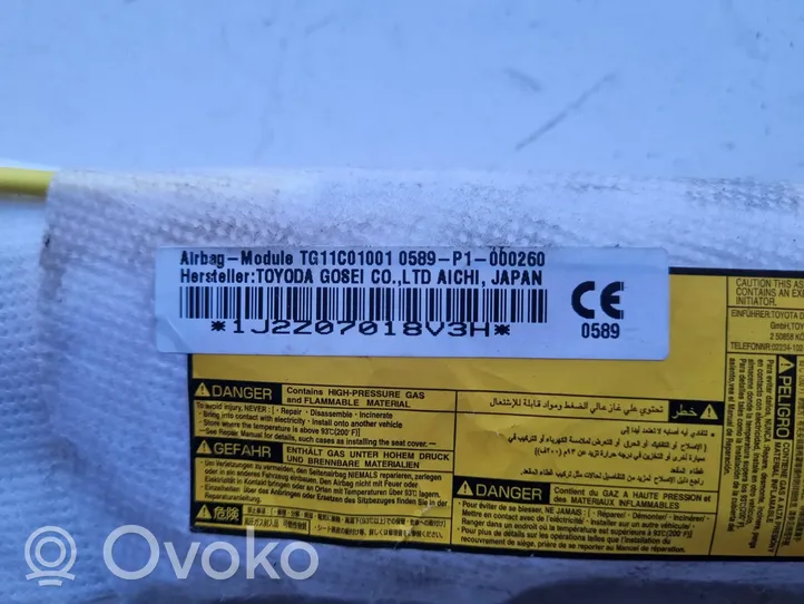 Toyota Auris E180 Poduszka powietrzna Airbag fotela 0589-P1-000260