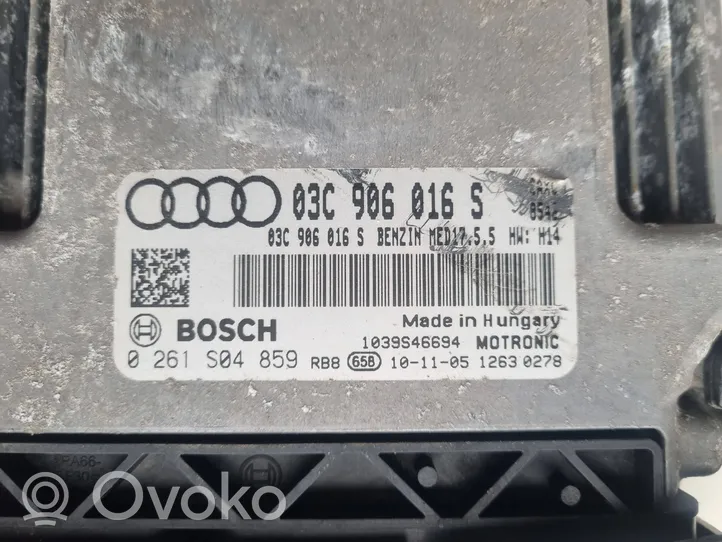 Audi A3 S3 A3 Sportback 8P Variklio valdymo blokas 03C906016S