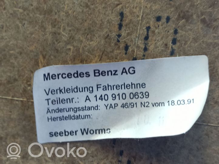 Mercedes-Benz S W140 Poszycie fotela A1409100639