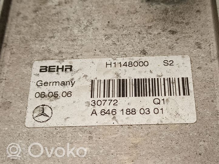 Mercedes-Benz E W211 Supporto di montaggio del filtro dell’olio A6461880301