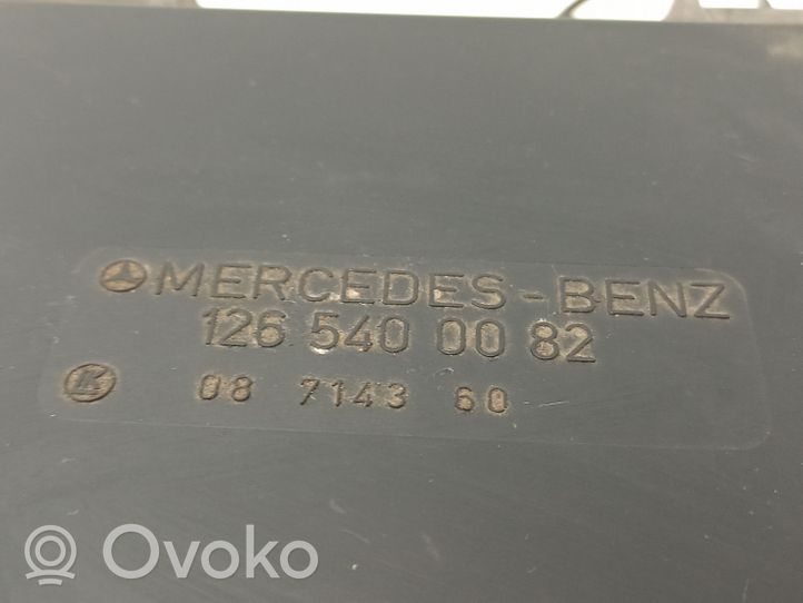 Mercedes-Benz S W126 Coperchio scatola dei fusibili 1265400082