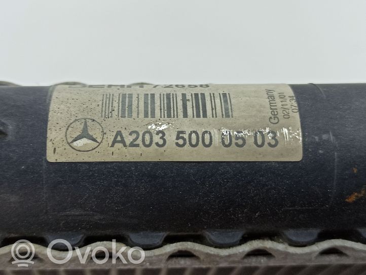 Mercedes-Benz C W203 Aušinimo skysčio radiatorius A2035000503