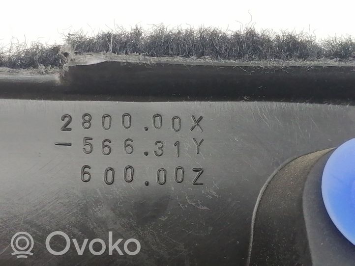 Mercedes-Benz C W203 Apatinis, bagažinės šono, apdailos skydas A2036908325