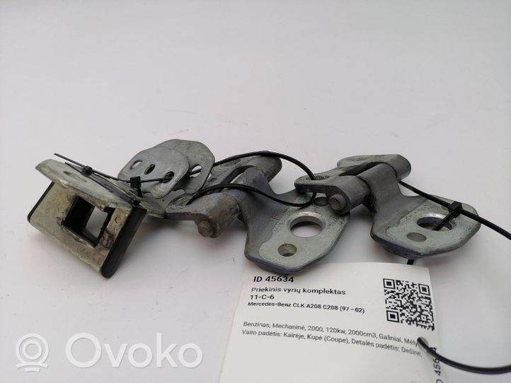 Mercedes-Benz CLK A208 C208 Front door hinges set 00M02