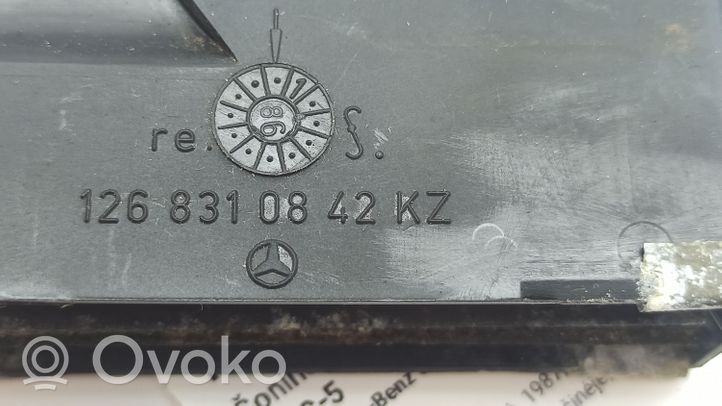 Mercedes-Benz 380 560SEC C126 Šoninės oro grotelės 1268310842