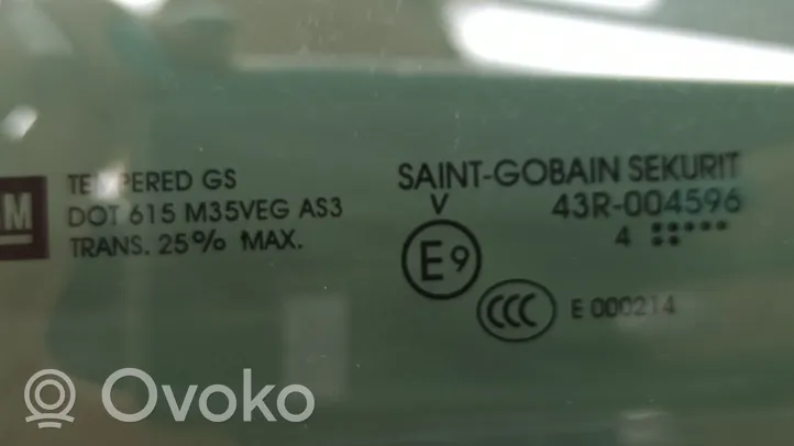 Cadillac SRX Vetro del finestrino della portiera posteriore 43R004596