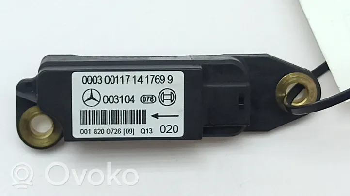 Mercedes-Benz CLK A208 C208 Датчик удара надувных подушек 0018200726