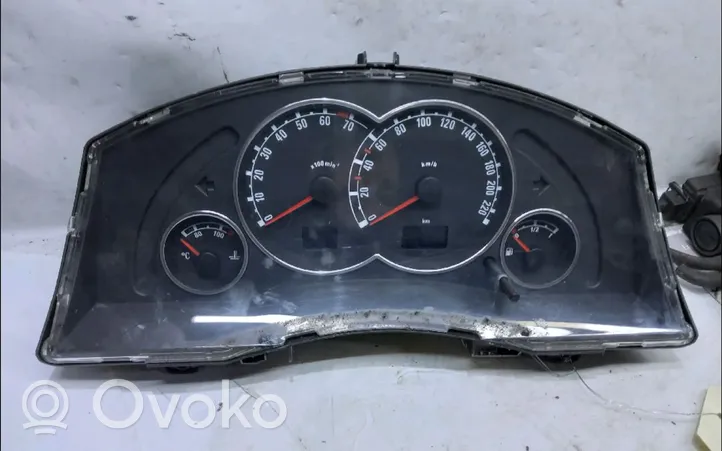 Opel Meriva A Compteur de vitesse tableau de bord 13214771