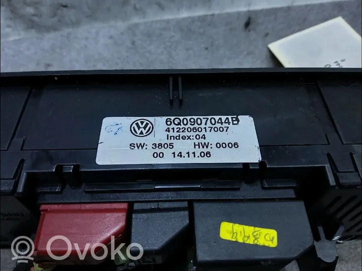 Volkswagen Polo IV 9N3 Ilmastointi-lämmityslaitteen ohjausjärjestelmä 