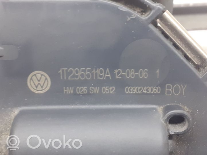 Volkswagen Touran II Mechanizm i silniczek wycieraczek szyby przedniej / czołowej 1T2955119A