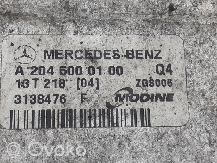 Mercedes-Benz E W212 Välijäähdyttimen jäähdytin A2045000100