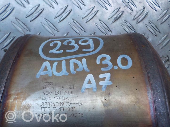 Audi A6 S6 C7 4G Tłumik tylny / Końcowy / Wydech 4G0131703L