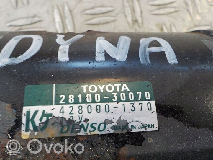 Toyota Dyna U300 U400 Käynnistysmoottori 2810030070