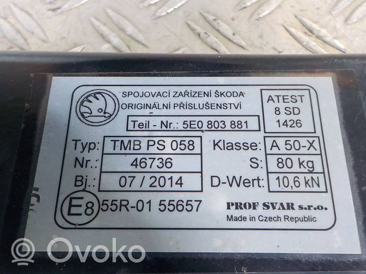 Skoda Octavia Mk3 (5E) Hak holowniczy 5E0803881