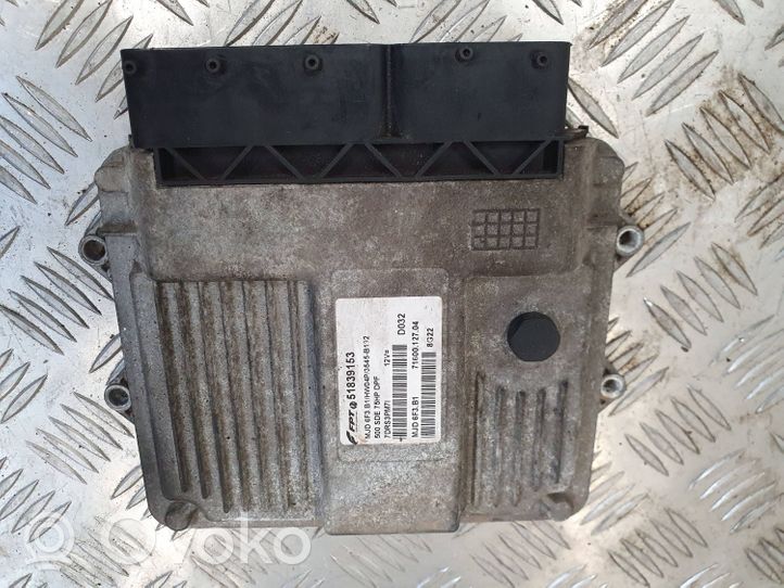 Fiat 500 Unité de commande, module ECU de moteur 51839153