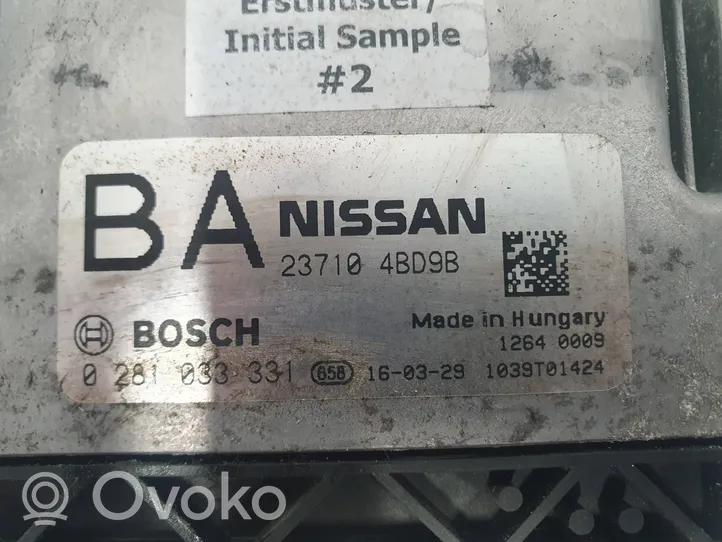 Nissan X-Trail T32 Moottorin ohjainlaite/moduuli 237104BD9B