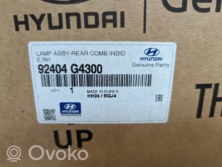 Hyundai i30 Luci posteriori 92404G4300