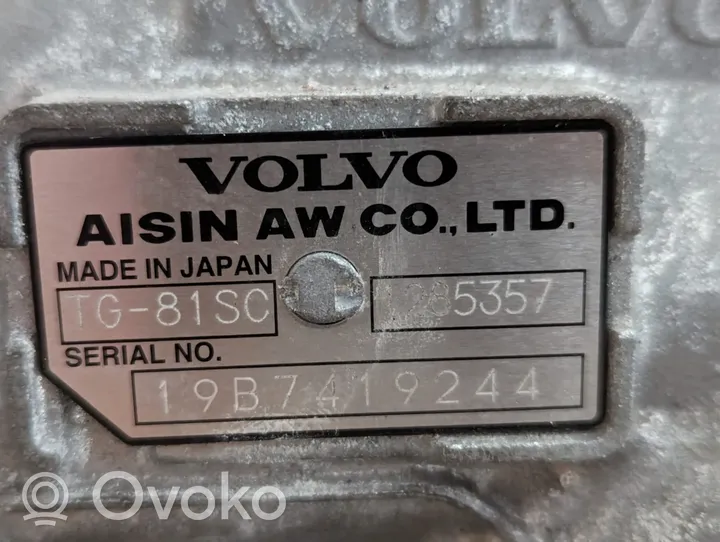 Volvo V60 Automaattinen vaihdelaatikko TG81SC