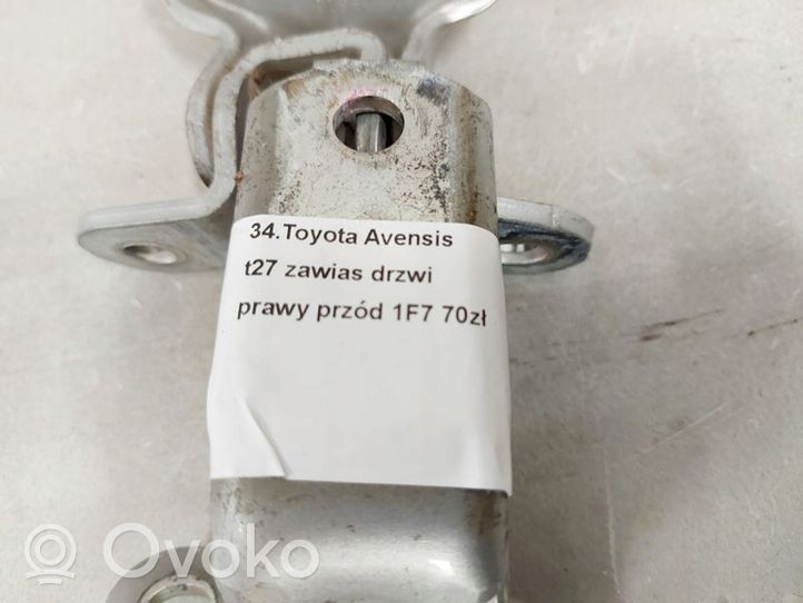 Toyota Avensis T270 Set di cerniere portiera anteriore 