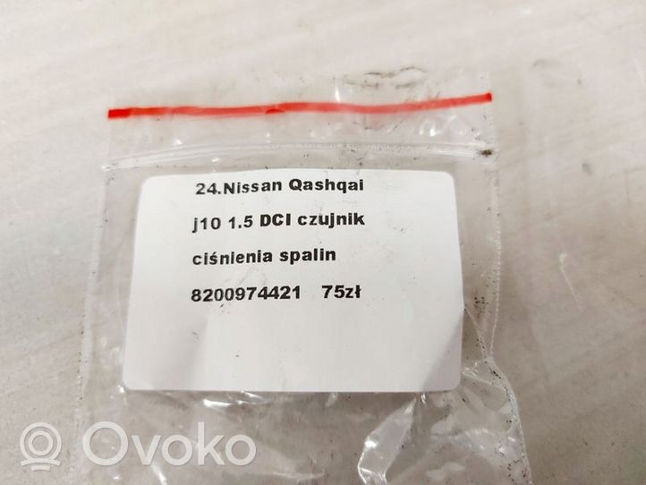 Nissan Qashqai Izplūdes gāzu spiediena sensors 8200974421