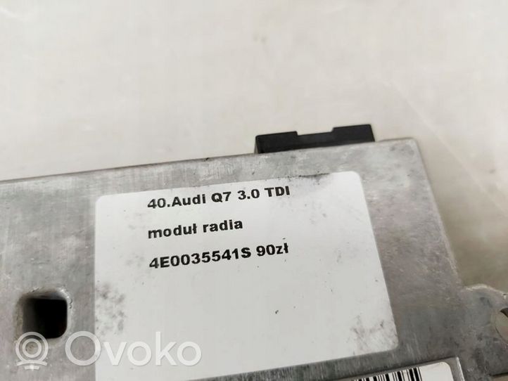 Audi Q7 4L Panel / Radioodtwarzacz CD/DVD/GPS 4E0035541S