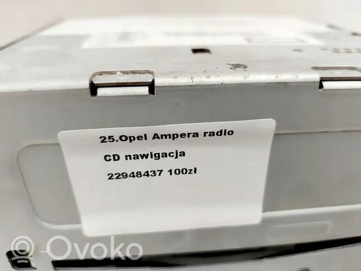 Opel Ampera Unité principale radio / CD / DVD / GPS 22948437