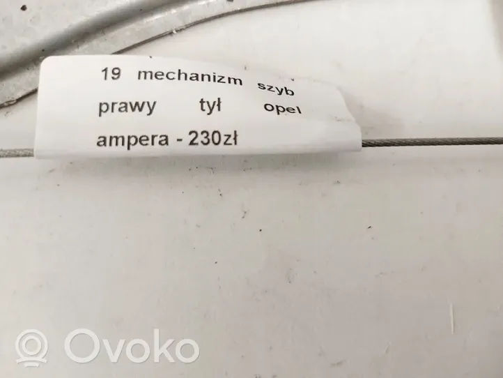 Opel Ampera Elektryczny podnośnik szyby drzwi tylnych 