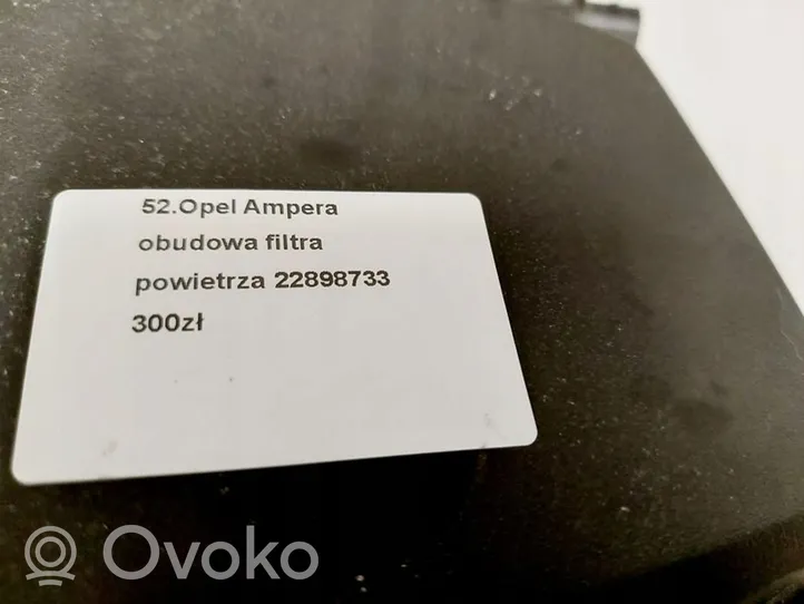 Opel Ampera Obudowa filtra powietrza 22898733