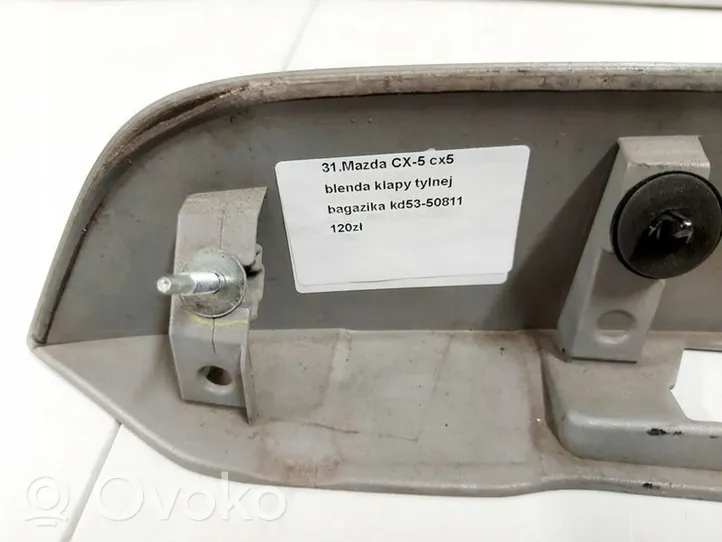 Mazda CX-5 Éclairage de plaque d'immatriculation KD53-50811